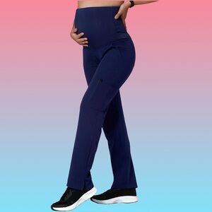 MANDELA SCRUBS MATERNITY CARGOS - NAVY BLUE - MEDIUM TALL